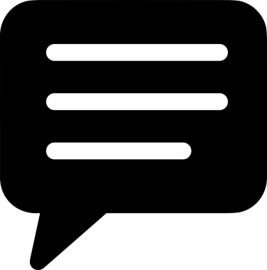 Siyah beyaz yorum simgesi, şeffaf arkaplan ile PNG biçiminde sunulmuştur. Basit ve minimalist tasarım, UI / UX, web uygulamaları, geri bildirim bölümleri veya iletişim görselleri için mükemmel. Çok yönlü dijital kullanım için temiz satırlar