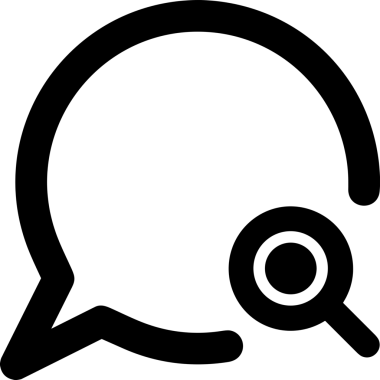 Siyah beyaz yorum simgesi, şeffaf arkaplan ile PNG biçiminde sunulmuştur. Basit ve minimalist tasarım, UI / UX, web uygulamaları, geri bildirim bölümleri veya iletişim görselleri için mükemmel. Çok yönlü dijital kullanım için temiz satırlar