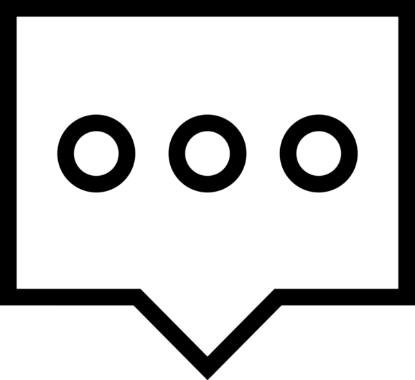 Siyah beyaz yorum simgesi, şeffaf arkaplan ile PNG biçiminde sunulmuştur. Basit ve minimalist tasarım, UI / UX, web uygulamaları, geri bildirim bölümleri veya iletişim görselleri için mükemmel. Çok yönlü dijital kullanım için temiz satırlar