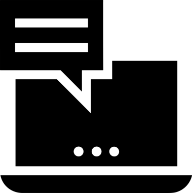 Siyah beyaz yorum simgesi, şeffaf arkaplan ile PNG biçiminde sunulmuştur. Basit ve minimalist tasarım, UI / UX, web uygulamaları, geri bildirim bölümleri veya iletişim görselleri için mükemmel. Çok yönlü dijital kullanım için temiz satırlar