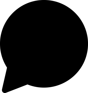 Siyah beyaz yorum simgesi, şeffaf arkaplan ile PNG biçiminde sunulmuştur. Basit ve minimalist tasarım, UI / UX, web uygulamaları, geri bildirim bölümleri veya iletişim görselleri için mükemmel. Çok yönlü dijital kullanım için temiz satırlar