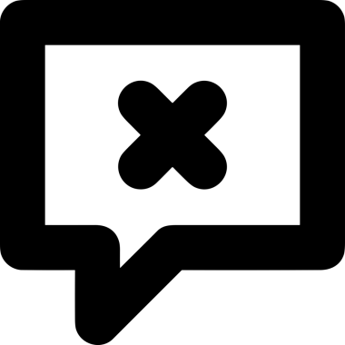 Siyah beyaz yorum simgesi, şeffaf arkaplan ile PNG biçiminde sunulmuştur. Basit ve minimalist tasarım, UI / UX, web uygulamaları, geri bildirim bölümleri veya iletişim görselleri için mükemmel. Çok yönlü dijital kullanım için temiz satırlar