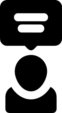 Siyah beyaz yorum simgesi, şeffaf arkaplan ile PNG biçiminde sunulmuştur. Basit ve minimalist tasarım, UI / UX, web uygulamaları, geri bildirim bölümleri veya iletişim görselleri için mükemmel. Çok yönlü dijital kullanım için temiz satırlar