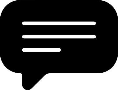 Siyah beyaz yorum simgesi, şeffaf arkaplan ile PNG biçiminde sunulmuştur. Basit ve minimalist tasarım, UI / UX, web uygulamaları, geri bildirim bölümleri veya iletişim görselleri için mükemmel. Çok yönlü dijital kullanım için temiz satırlar