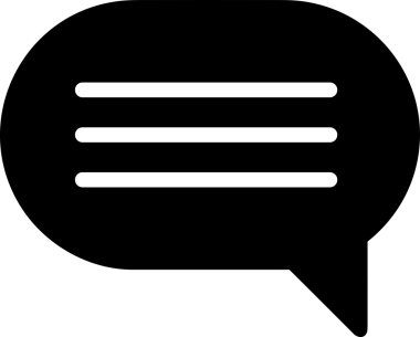 Siyah beyaz yorum simgesi, şeffaf arkaplan ile PNG biçiminde sunulmuştur. Basit ve minimalist tasarım, UI / UX, web uygulamaları, geri bildirim bölümleri veya iletişim görselleri için mükemmel. Çok yönlü dijital kullanım için temiz satırlar