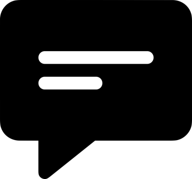 Siyah beyaz yorum simgesi, şeffaf arkaplan ile PNG biçiminde sunulmuştur. Basit ve minimalist tasarım, UI / UX, web uygulamaları, geri bildirim bölümleri veya iletişim görselleri için mükemmel. Çok yönlü dijital kullanım için temiz satırlar