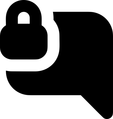 Siyah beyaz yorum simgesi, şeffaf arkaplan ile PNG biçiminde sunulmuştur. Basit ve minimalist tasarım, UI / UX, web uygulamaları, geri bildirim bölümleri veya iletişim görselleri için mükemmel. Çok yönlü dijital kullanım için temiz satırlar