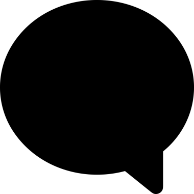 Siyah beyaz yorum simgesi, şeffaf arkaplan ile PNG biçiminde sunulmuştur. Basit ve minimalist tasarım, UI / UX, web uygulamaları, geri bildirim bölümleri veya iletişim görselleri için mükemmel. Çok yönlü dijital kullanım için temiz satırlar