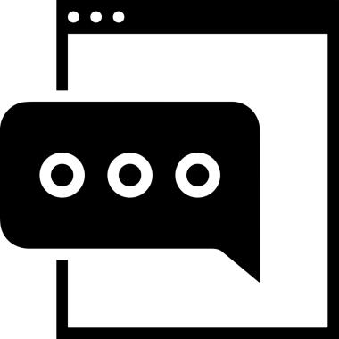 Siyah beyaz yorum simgesi, şeffaf arkaplan ile PNG biçiminde sunulmuştur. Basit ve minimalist tasarım, UI / UX, web uygulamaları, geri bildirim bölümleri veya iletişim görselleri için mükemmel. Çok yönlü dijital kullanım için temiz satırlar