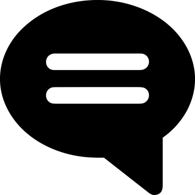 Siyah beyaz yorum simgesi, şeffaf arkaplan ile PNG biçiminde sunulmuştur. Basit ve minimalist tasarım, UI / UX, web uygulamaları, geri bildirim bölümleri veya iletişim görselleri için mükemmel. Çok yönlü dijital kullanım için temiz satırlar