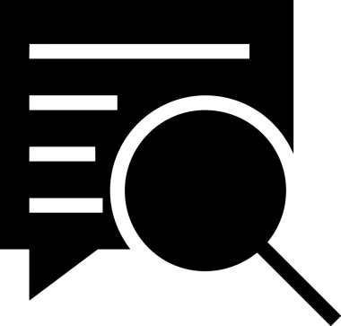 Siyah beyaz yorum simgesi, şeffaf arkaplan ile PNG biçiminde sunulmuştur. Basit ve minimalist tasarım, UI / UX, web uygulamaları, geri bildirim bölümleri veya iletişim görselleri için mükemmel. Çok yönlü dijital kullanım için temiz satırlar