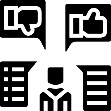 Siyah beyaz yorum simgesi, şeffaf arkaplan ile PNG biçiminde sunulmuştur. Basit ve minimalist tasarım, UI / UX, web uygulamaları, geri bildirim bölümleri veya iletişim görselleri için mükemmel. Çok yönlü dijital kullanım için temiz satırlar