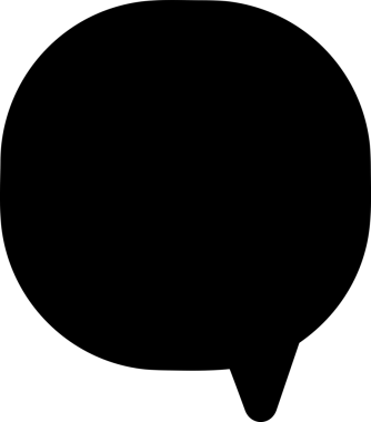 Siyah beyaz yorum simgesi, şeffaf arkaplan ile PNG biçiminde sunulmuştur. Basit ve minimalist tasarım, UI / UX, web uygulamaları, geri bildirim bölümleri veya iletişim görselleri için mükemmel. Çok yönlü dijital kullanım için temiz satırlar