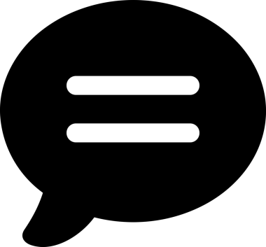 Siyah beyaz yorum simgesi, şeffaf arkaplan ile PNG biçiminde sunulmuştur. Basit ve minimalist tasarım, UI / UX, web uygulamaları, geri bildirim bölümleri veya iletişim görselleri için mükemmel. Çok yönlü dijital kullanım için temiz satırlar