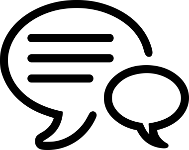 Siyah beyaz yorum simgesi, şeffaf arkaplan ile PNG biçiminde sunulmuştur. Basit ve minimalist tasarım, UI / UX, web uygulamaları, geri bildirim bölümleri veya iletişim görselleri için mükemmel. Çok yönlü dijital kullanım için temiz satırlar