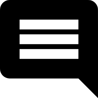 Siyah beyaz yorum simgesi, şeffaf arkaplan ile PNG biçiminde sunulmuştur. Basit ve minimalist tasarım, UI / UX, web uygulamaları, geri bildirim bölümleri veya iletişim görselleri için mükemmel. Çok yönlü dijital kullanım için temiz satırlar