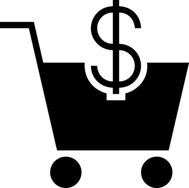 Çevrimiçi mağaza ve ecommerce mağaza tanıtım illüstrasyonu için simge alışverişi simgesi Satış afişi, web sitesi, uygulama UI, pazarlama reklamları ve şeffaf yüksek kalitede perakende ticaret görselleri
