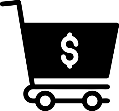 Çevrimiçi mağaza ve ecommerce mağaza tanıtım illüstrasyonu için simge alışverişi simgesi Satış afişi, web sitesi, uygulama UI, pazarlama reklamları ve şeffaf yüksek kalitede perakende ticaret görselleri