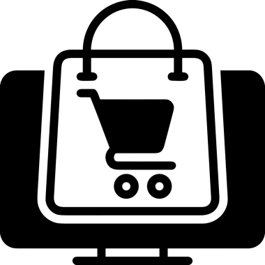 Çevrimiçi mağaza ve ecommerce mağaza tanıtım illüstrasyonu için simge alışverişi simgesi Satış afişi, web sitesi, uygulama UI, pazarlama reklamları ve şeffaf yüksek kalitede perakende ticaret görselleri