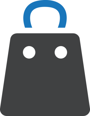 Çevrimiçi mağaza ve ecommerce mağaza tanıtım illüstrasyonu için simge alışverişi simgesi Satış afişi, web sitesi, uygulama UI, pazarlama reklamları ve şeffaf yüksek kalitede perakende ticaret görselleri