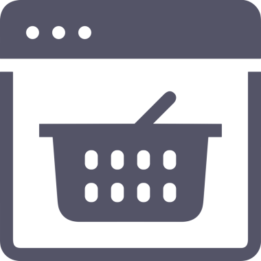 Çevrimiçi mağaza ve ecommerce mağaza tanıtım illüstrasyonu için simge alışverişi simgesi Satış afişi, web sitesi, uygulama UI, pazarlama reklamları ve şeffaf yüksek kalitede perakende ticaret görselleri