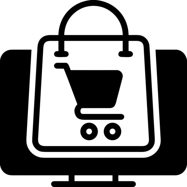 Çevrimiçi mağaza ve ecommerce mağaza tanıtım illüstrasyonu için simge alışverişi simgesi Satış afişi, web sitesi, uygulama UI, pazarlama reklamları ve şeffaf yüksek kalitede perakende ticaret görselleri
