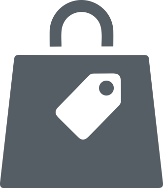 Çevrimiçi mağaza ve ecommerce mağaza tanıtım illüstrasyonu için simge alışverişi simgesi Satış afişi, web sitesi, uygulama UI, pazarlama reklamları ve şeffaf yüksek kalitede perakende ticaret görselleri