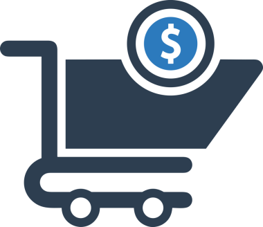 Çevrimiçi mağaza ve ecommerce mağaza tanıtım illüstrasyonu için simge alışverişi simgesi Satış afişi, web sitesi, uygulama UI, pazarlama reklamları ve şeffaf yüksek kalitede perakende ticaret görselleri