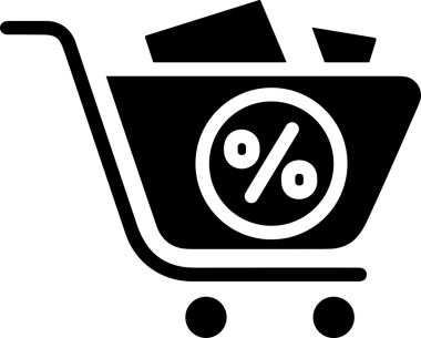 Çevrimiçi mağaza ve ecommerce mağaza tanıtım illüstrasyonu için simge alışverişi simgesi Satış afişi, web sitesi, uygulama UI, pazarlama reklamları ve şeffaf yüksek kalitede perakende ticaret görselleri