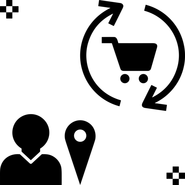 Çevrimiçi mağaza ve ecommerce mağaza tanıtım illüstrasyonu için simge alışverişi simgesi Satış afişi, web sitesi, uygulama UI, pazarlama reklamları ve şeffaf yüksek kalitede perakende ticaret görselleri