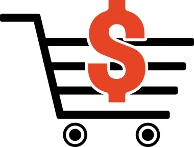 Çevrimiçi mağaza ve ecommerce mağaza tanıtım illüstrasyonu için simge alışverişi simgesi Satış afişi, web sitesi, uygulama UI, pazarlama reklamları ve şeffaf yüksek kalitede perakende ticaret görselleri