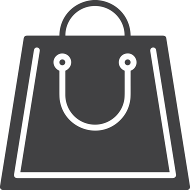 Çevrimiçi mağaza ve ecommerce mağaza tanıtım illüstrasyonu için simge alışverişi simgesi Satış afişi, web sitesi, uygulama UI, pazarlama reklamları ve şeffaf yüksek kalitede perakende ticaret görselleri