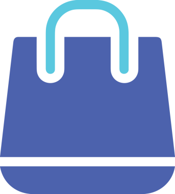 Çevrimiçi mağaza ve ecommerce mağaza tanıtım illüstrasyonu için simge alışverişi simgesi Satış afişi, web sitesi, uygulama UI, pazarlama reklamları ve şeffaf yüksek kalitede perakende ticaret görselleri