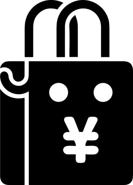 Çevrimiçi mağaza ve ecommerce mağaza tanıtım illüstrasyonu için simge alışverişi simgesi Satış afişi, web sitesi, uygulama UI, pazarlama reklamları ve şeffaf yüksek kalitede perakende ticaret görselleri