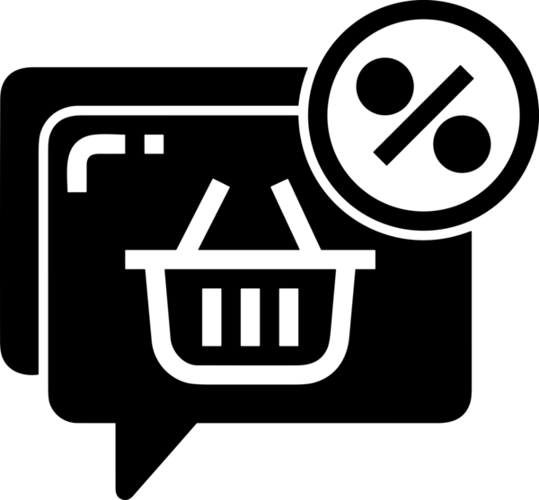 Çevrimiçi mağaza ve ecommerce mağaza tanıtım illüstrasyonu için simge alışverişi simgesi Satış afişi, web sitesi, uygulama UI, pazarlama reklamları ve şeffaf yüksek kalitede perakende ticaret görselleri