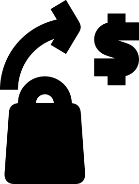 Çevrimiçi mağaza ve ecommerce mağaza tanıtım illüstrasyonu için simge alışverişi simgesi Satış afişi, web sitesi, uygulama UI, pazarlama reklamları ve şeffaf yüksek kalitede perakende ticaret görselleri