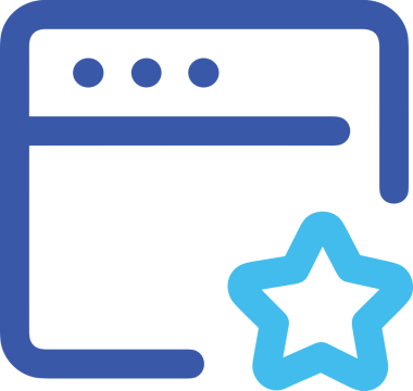 Beğeni, Favori, UI Tasarımı, Başarı ve Dijital Kullanım için Yıldız Tasarım Simgesi Simgesi