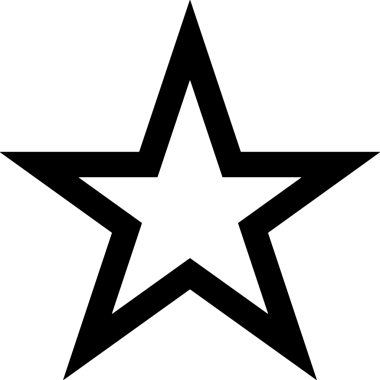 Beğeni, Favori, UI Tasarımı, Başarı ve Dijital Kullanım için Yıldız Tasarım Simgesi Simgesi