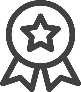 Beğeni, Favori, UI Tasarımı, Başarı ve Dijital Kullanım için Yıldız Tasarım Simgesi Simgesi