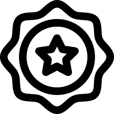 Beğeni, Favori, UI Tasarımı, Başarı ve Dijital Kullanım için Yıldız Tasarım Simgesi Simgesi