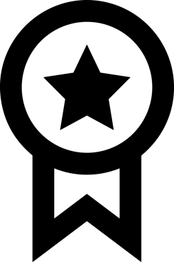 Beğeni, Favori, UI Tasarımı, Başarı ve Dijital Kullanım için Yıldız Tasarım Simgesi Simgesi