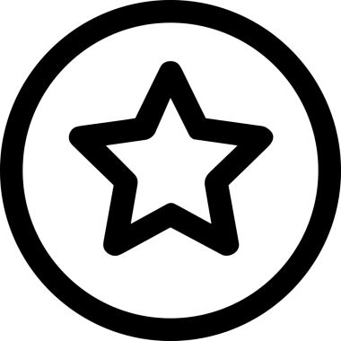 Beğeni, Favori, UI Tasarımı, Başarı ve Dijital Kullanım için Yıldız Tasarım Simgesi Simgesi