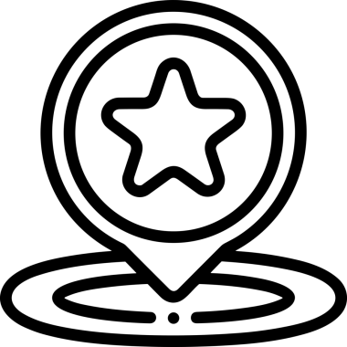 Beğeni, Favori, UI Tasarımı, Başarı ve Dijital Kullanım için Yıldız Tasarım Simgesi Simgesi