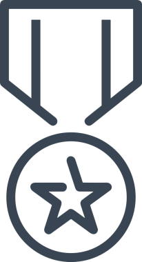 Beğeni, Favori, UI Tasarımı, Başarı ve Dijital Kullanım için Yıldız Tasarım Simgesi Simgesi