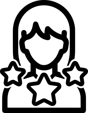 Beğeni, Favori, UI Tasarımı, Başarı ve Dijital Kullanım için Yıldız Tasarım Simgesi Simgesi