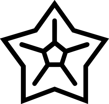Beğeni, Favori, UI Tasarımı, Başarı ve Dijital Kullanım için Yıldız Tasarım Simgesi Simgesi