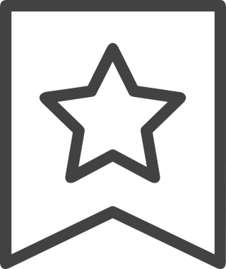 Beğeni, Favori, UI Tasarımı, Başarı ve Dijital Kullanım için Yıldız Tasarım Simgesi Simgesi