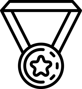 Beğeni, Favori, UI Tasarımı, Başarı ve Dijital Kullanım için Yıldız Tasarım Simgesi Simgesi