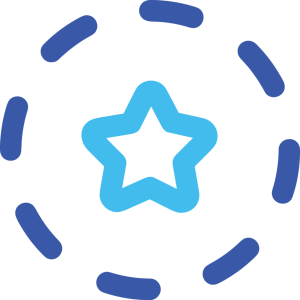 Beğeni, Favori, UI Tasarımı, Başarı ve Dijital Kullanım için Yıldız Tasarım Simgesi Simgesi