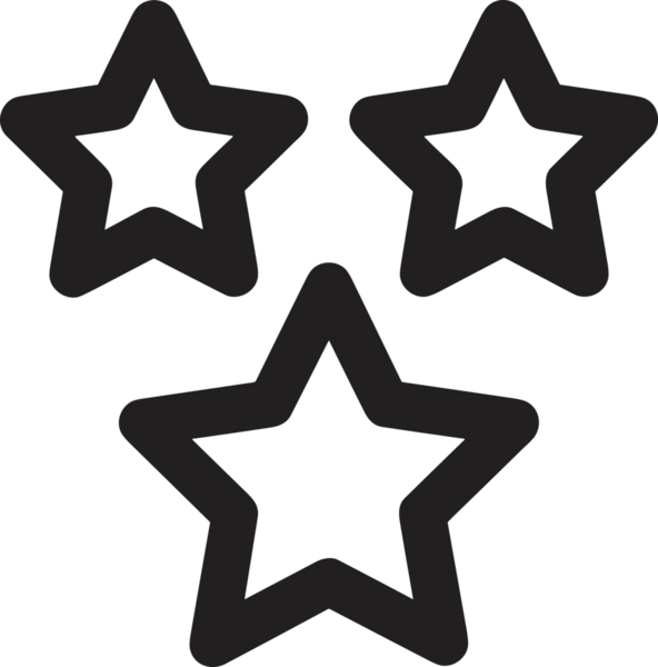 Beğeni, Favori, UI Tasarımı, Başarı ve Dijital Kullanım için Yıldız Tasarım Simgesi Simgesi